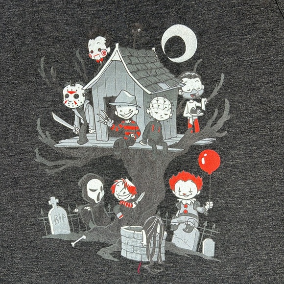 TeeFury Other - TeeFury Unisex Horror Kids Treehouse Halloween Tank Top Charcoal Gray Size XL
